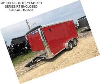 2019 SURE-TRAC 7\'X14\' PRO SERIES RT ENCLOSED CARGO - #25558