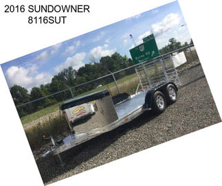 2016 SUNDOWNER 8116SUT