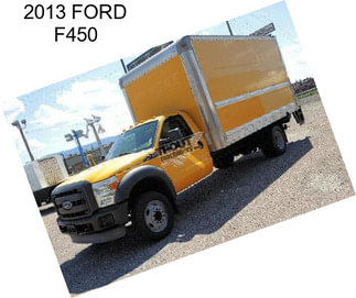 2013 FORD F450