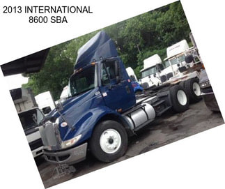 2013 INTERNATIONAL 8600 SBA