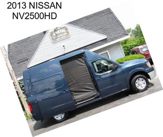 2013 NISSAN NV2500HD