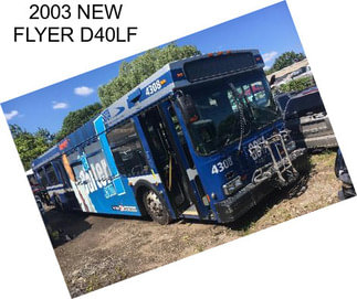 2003 NEW FLYER D40LF