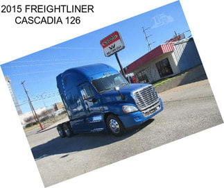 2015 FREIGHTLINER CASCADIA 126