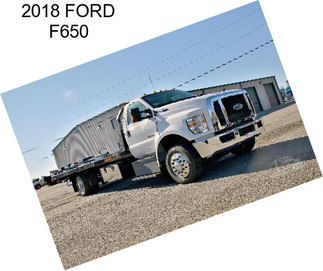 2018 FORD F650