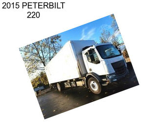 2015 PETERBILT 220