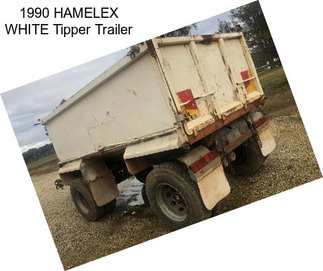 1990 HAMELEX WHITE Tipper Trailer