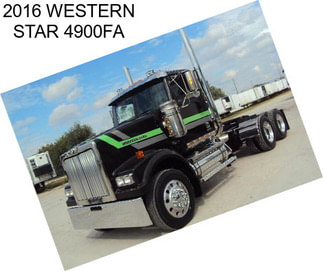 2016 WESTERN STAR 4900FA