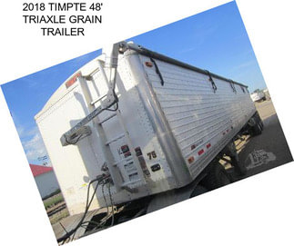 2018 TIMPTE 48\' TRIAXLE GRAIN TRAILER