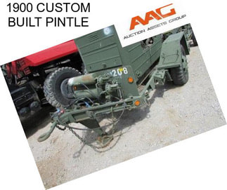 1900 CUSTOM BUILT PINTLE