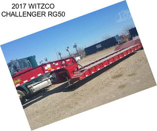 2017 WITZCO CHALLENGER RG50