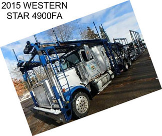 2015 WESTERN STAR 4900FA