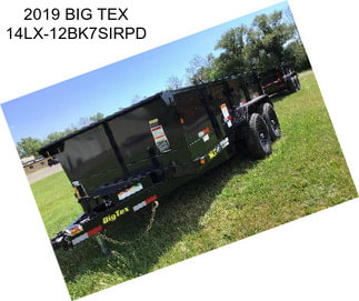 2019 BIG TEX 14LX-12BK7SIRPD