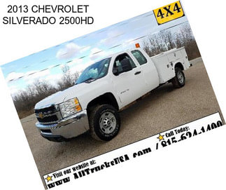 2013 CHEVROLET SILVERADO 2500HD