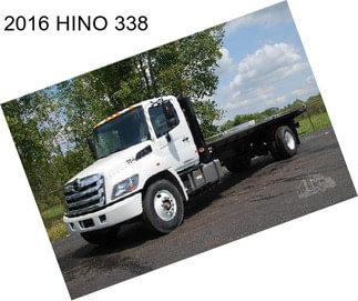 2016 HINO 338
