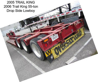 2005 TRAIL KING 2006 Trail King 55-ton Drop Side Lowboy