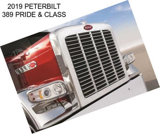 2019 PETERBILT 389 PRIDE & CLASS