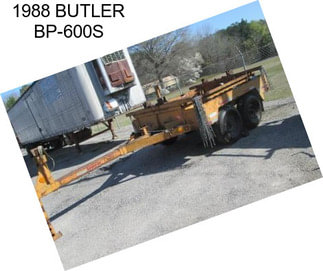 1988 BUTLER BP-600S