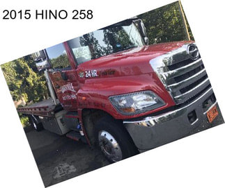 2015 HINO 258