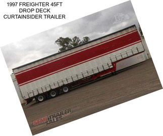 1997 FREIGHTER 45FT DROP DECK CURTAINSIDER TRAILER