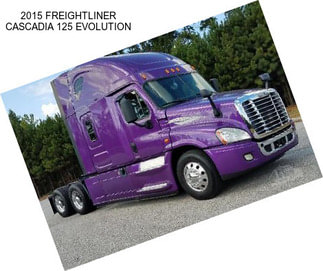 2015 FREIGHTLINER CASCADIA 125 EVOLUTION