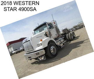 2018 WESTERN STAR 4900SA