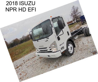 2018 ISUZU NPR HD EFI