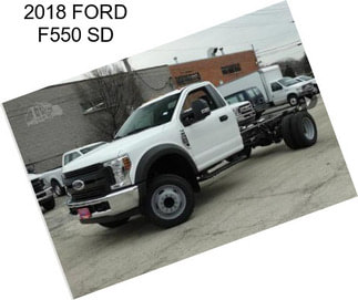 2018 FORD F550 SD