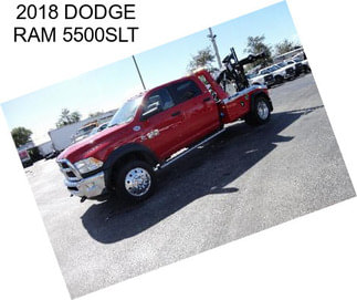 2018 DODGE RAM 5500SLT