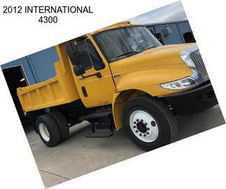 2012 INTERNATIONAL 4300