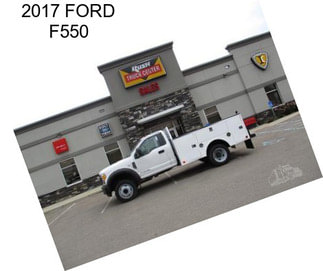 2017 FORD F550