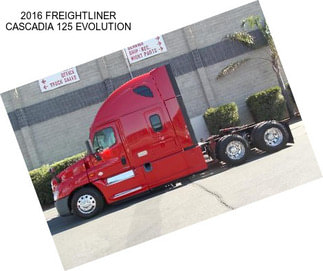 2016 FREIGHTLINER CASCADIA 125 EVOLUTION