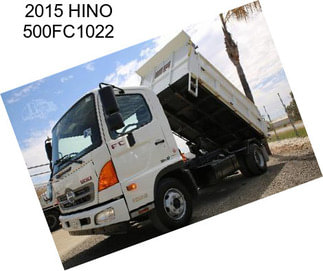 2015 HINO 500FC1022