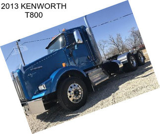 2013 KENWORTH T800