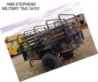 1968 STEPHENS MILITARY TAG 1A101