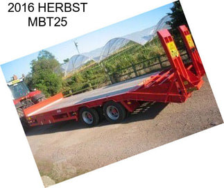 2016 HERBST MBT25