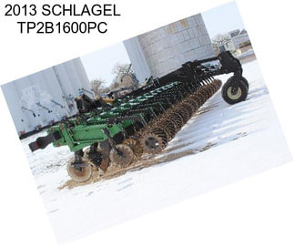 2013 SCHLAGEL TP2B1600PC