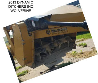 2013 DYNAMIC DITCHERS INC WOLVERINE