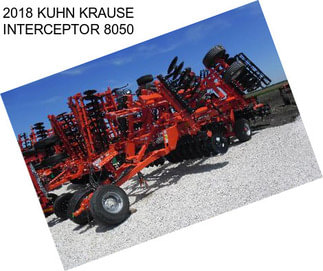 2018 KUHN KRAUSE INTERCEPTOR 8050