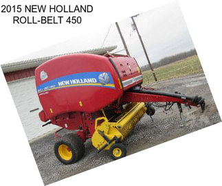 2015 NEW HOLLAND ROLL-BELT 450