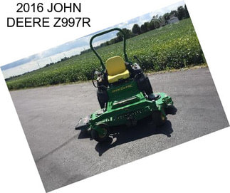 2016 JOHN DEERE Z997R