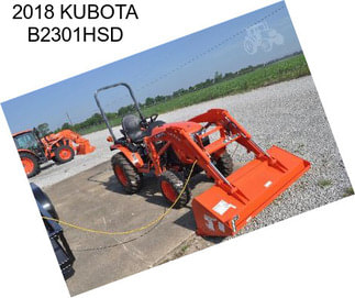 2018 KUBOTA B2301HSD