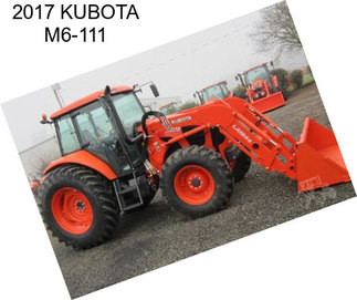 2017 KUBOTA M6-111