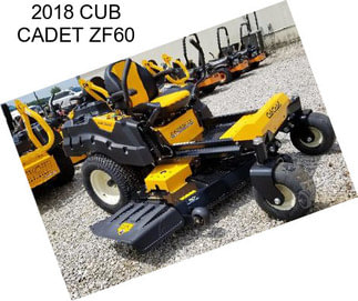 2018 CUB CADET ZF60