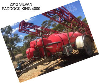 2012 SILVAN PADDOCK KING 4000