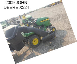 2009 JOHN DEERE X324