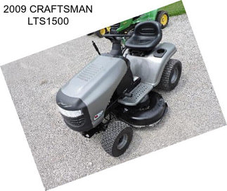 2009 CRAFTSMAN LTS1500