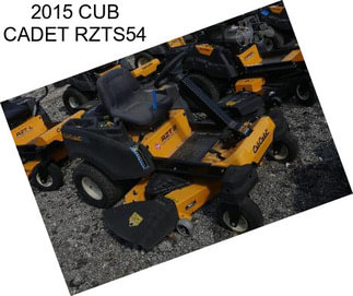 2015 CUB CADET RZTS54