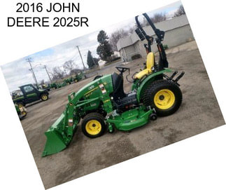 2016 JOHN DEERE 2025R