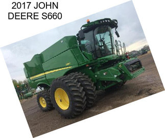 2017 JOHN DEERE S660