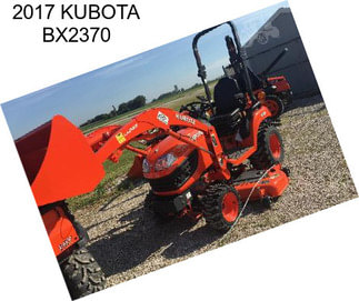 2017 KUBOTA BX2370